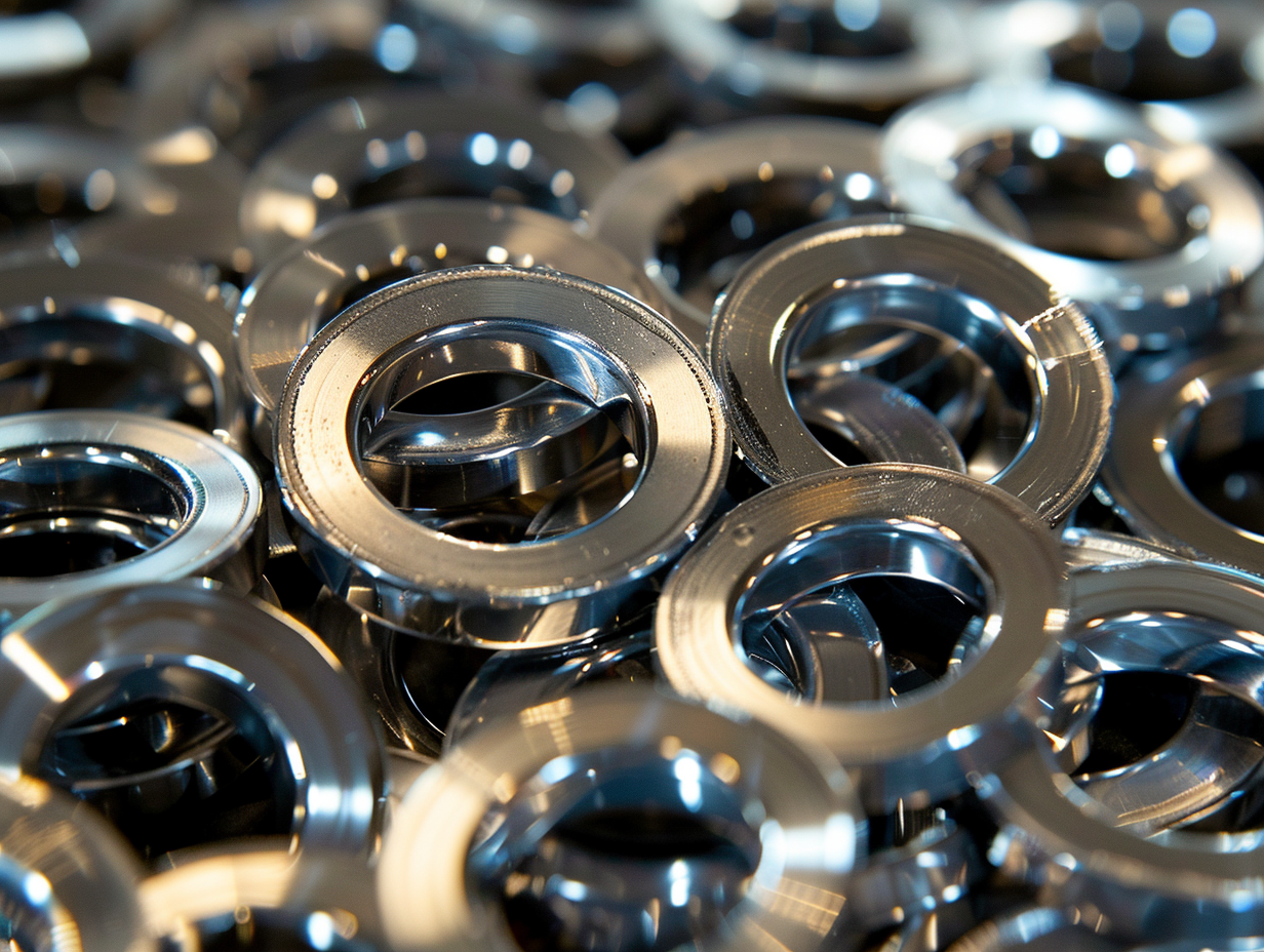 Custom stamped washers