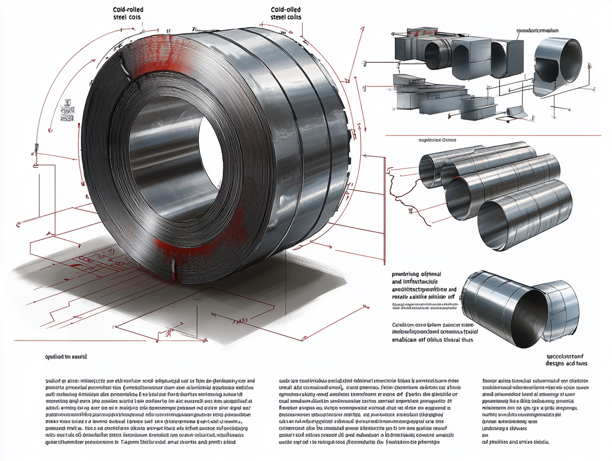 Cold-rolled carbon steel in construction